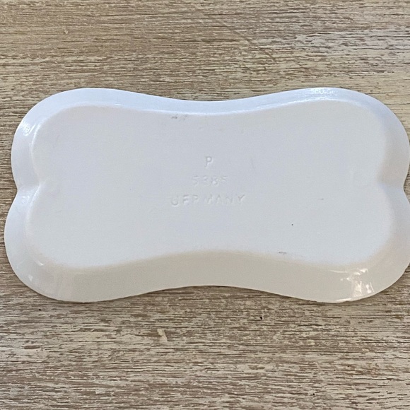 Antique Vintage George & Martha Washington Mt Vernon Hand Painted Trinket Dish. - Picture 3 of 6